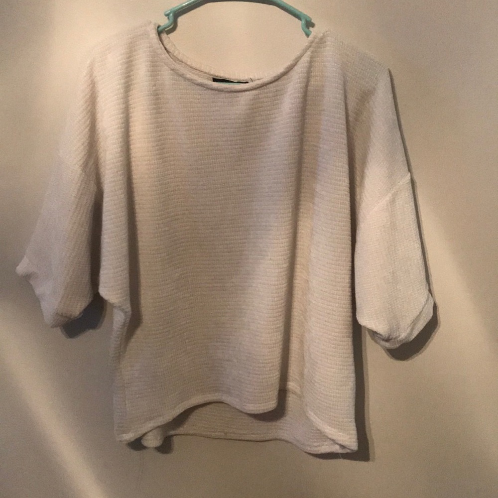 Fleece Half Sleeve Sweater
